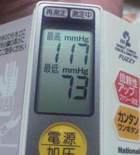 最近の血圧